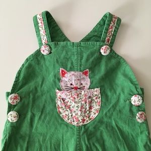 Powell Craft Bib Overalls Girls Size 12-18 Months